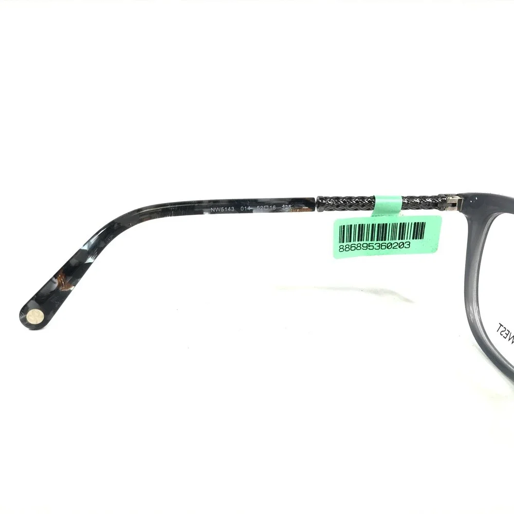 Nine West Eyeglasses Frames NW5143 014 Blue Silver Cat Eye Full Rim 52-16-135